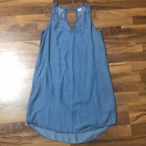 Blue loose fitting dress